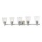 Z-Lite Bohin 5 Light Vanity, Brushed Nickel And Clear Seedy 464-5V-BN - alternate 1